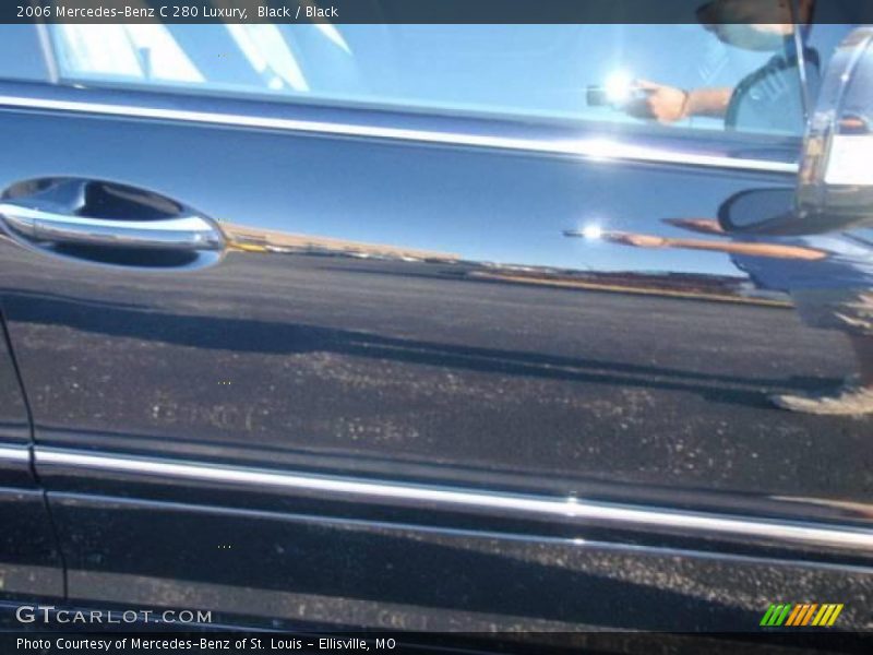 Black / Black 2006 Mercedes-Benz C 280 Luxury