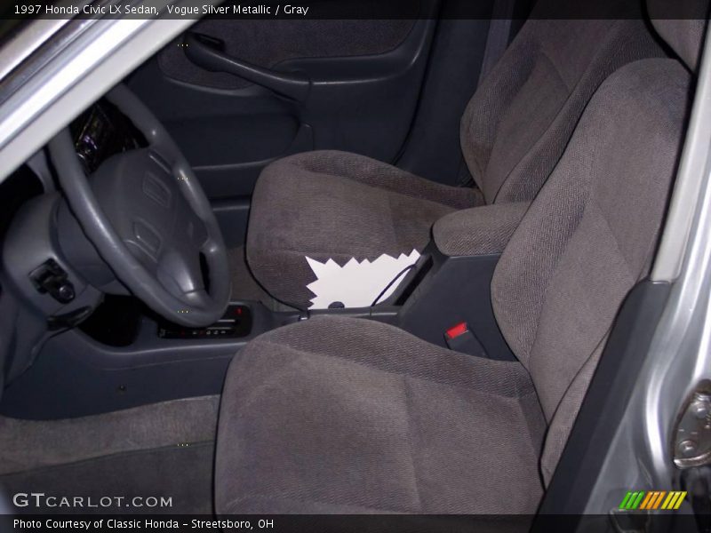 Vogue Silver Metallic / Gray 1997 Honda Civic LX Sedan