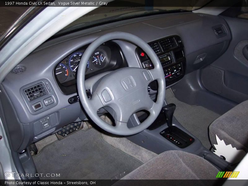 Vogue Silver Metallic / Gray 1997 Honda Civic LX Sedan