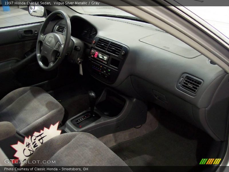 Vogue Silver Metallic / Gray 1997 Honda Civic LX Sedan