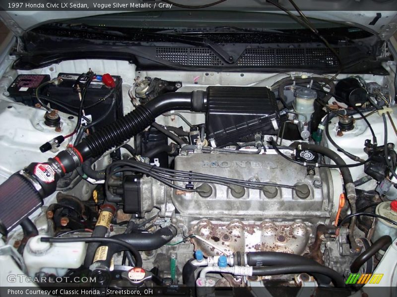 Vogue Silver Metallic / Gray 1997 Honda Civic LX Sedan