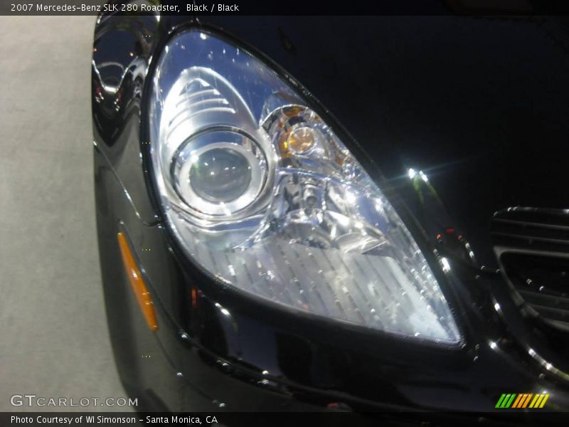 Black / Black 2007 Mercedes-Benz SLK 280 Roadster