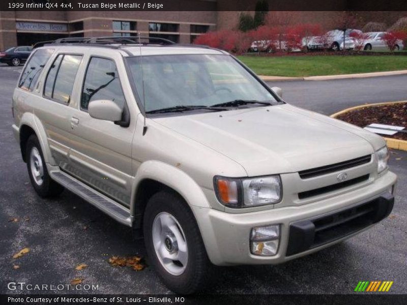 Tuscan Beige Metallic / Beige 1999 Infiniti QX4 4x4