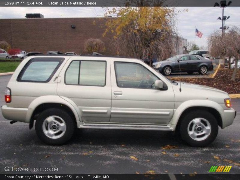 Tuscan Beige Metallic / Beige 1999 Infiniti QX4 4x4