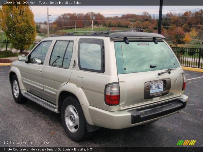 Tuscan Beige Metallic / Beige 1999 Infiniti QX4 4x4