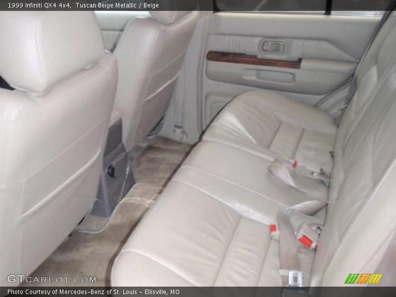 Tuscan Beige Metallic / Beige 1999 Infiniti QX4 4x4