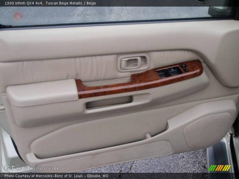 Tuscan Beige Metallic / Beige 1999 Infiniti QX4 4x4