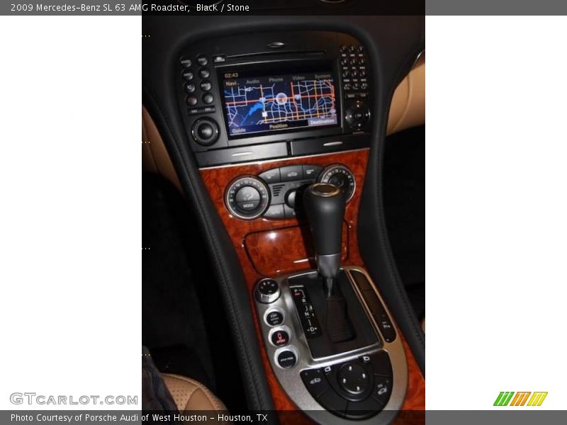 Black / Stone 2009 Mercedes-Benz SL 63 AMG Roadster