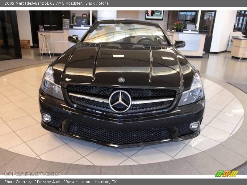 Black / Stone 2009 Mercedes-Benz SL 63 AMG Roadster