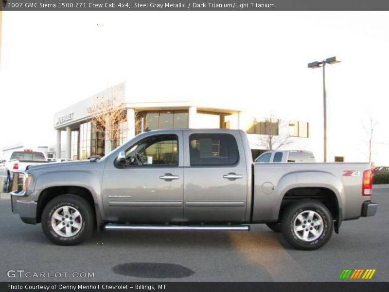 Steel Gray Metallic / Dark Titanium/Light Titanium 2007 GMC Sierra 1500 Z71 Crew Cab 4x4