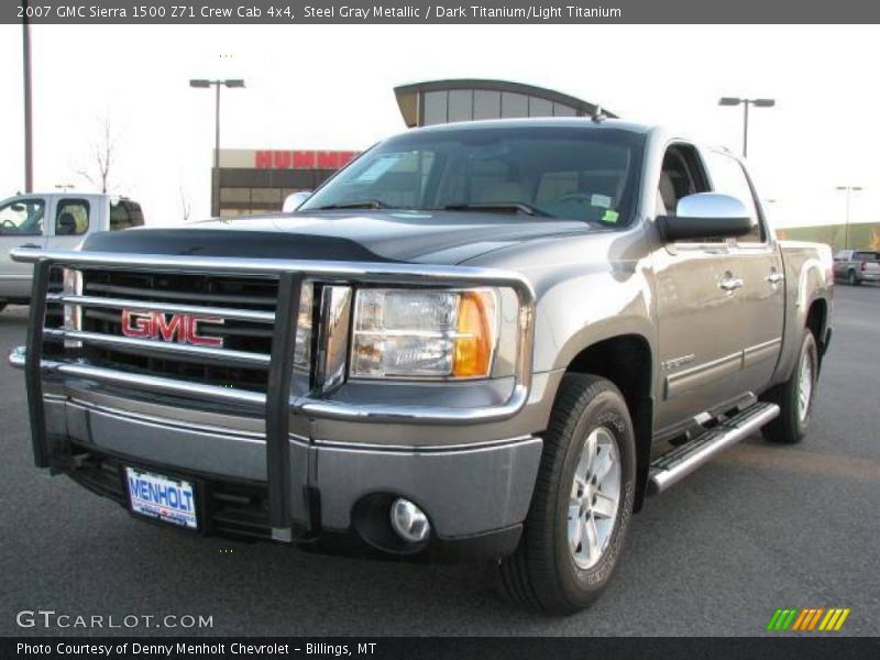 Steel Gray Metallic / Dark Titanium/Light Titanium 2007 GMC Sierra 1500 Z71 Crew Cab 4x4