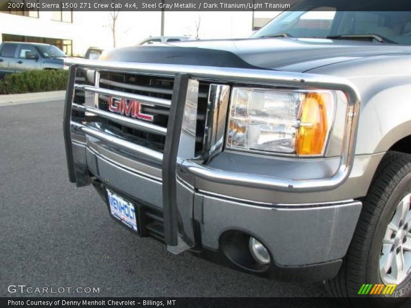 Steel Gray Metallic / Dark Titanium/Light Titanium 2007 GMC Sierra 1500 Z71 Crew Cab 4x4