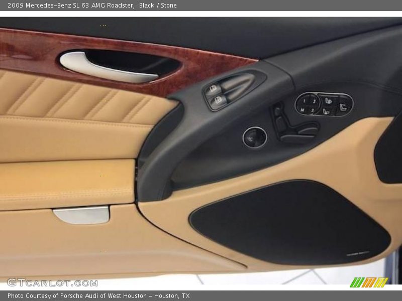 Black / Stone 2009 Mercedes-Benz SL 63 AMG Roadster