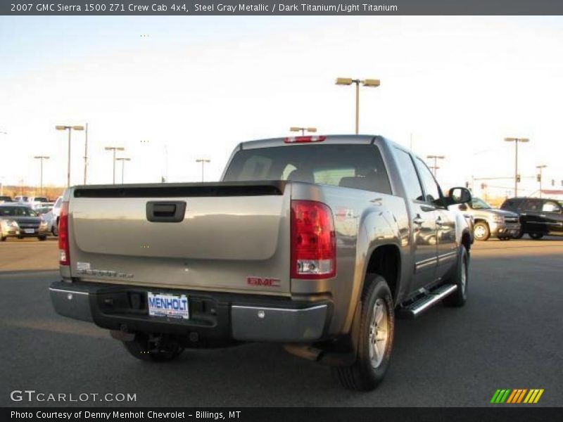 Steel Gray Metallic / Dark Titanium/Light Titanium 2007 GMC Sierra 1500 Z71 Crew Cab 4x4