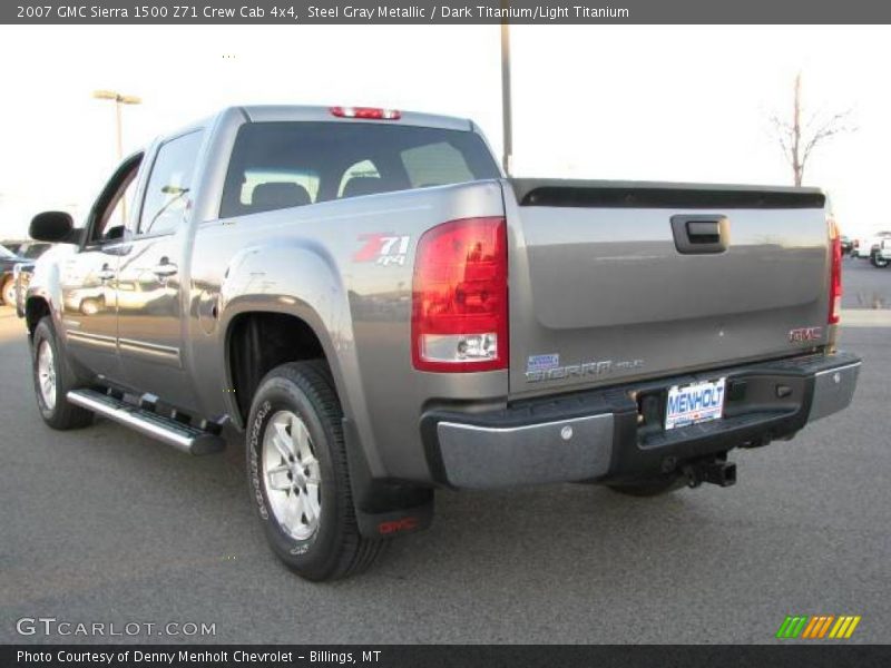 Steel Gray Metallic / Dark Titanium/Light Titanium 2007 GMC Sierra 1500 Z71 Crew Cab 4x4