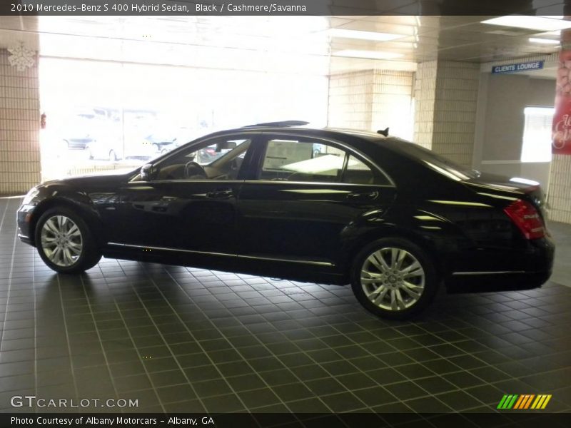Black / Cashmere/Savanna 2010 Mercedes-Benz S 400 Hybrid Sedan