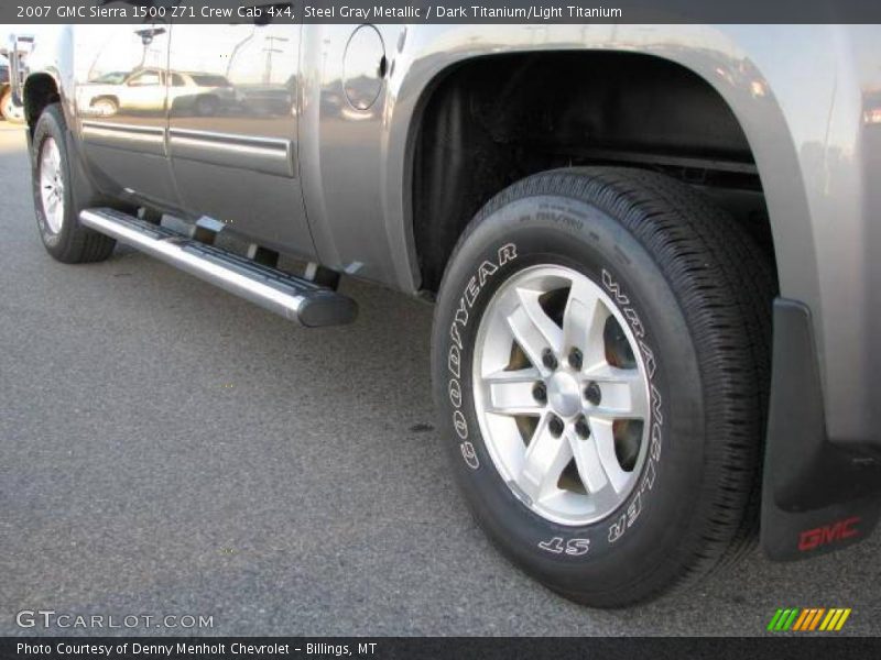 Steel Gray Metallic / Dark Titanium/Light Titanium 2007 GMC Sierra 1500 Z71 Crew Cab 4x4