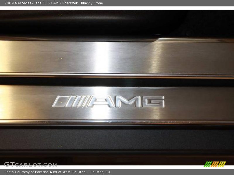 Black / Stone 2009 Mercedes-Benz SL 63 AMG Roadster