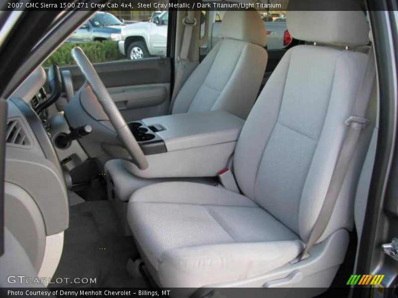 Steel Gray Metallic / Dark Titanium/Light Titanium 2007 GMC Sierra 1500 Z71 Crew Cab 4x4