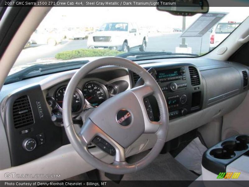 Steel Gray Metallic / Dark Titanium/Light Titanium 2007 GMC Sierra 1500 Z71 Crew Cab 4x4