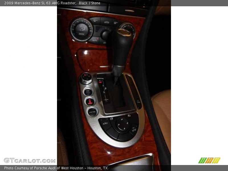 Black / Stone 2009 Mercedes-Benz SL 63 AMG Roadster