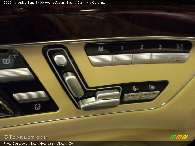 Black / Cashmere/Savanna 2010 Mercedes-Benz S 400 Hybrid Sedan