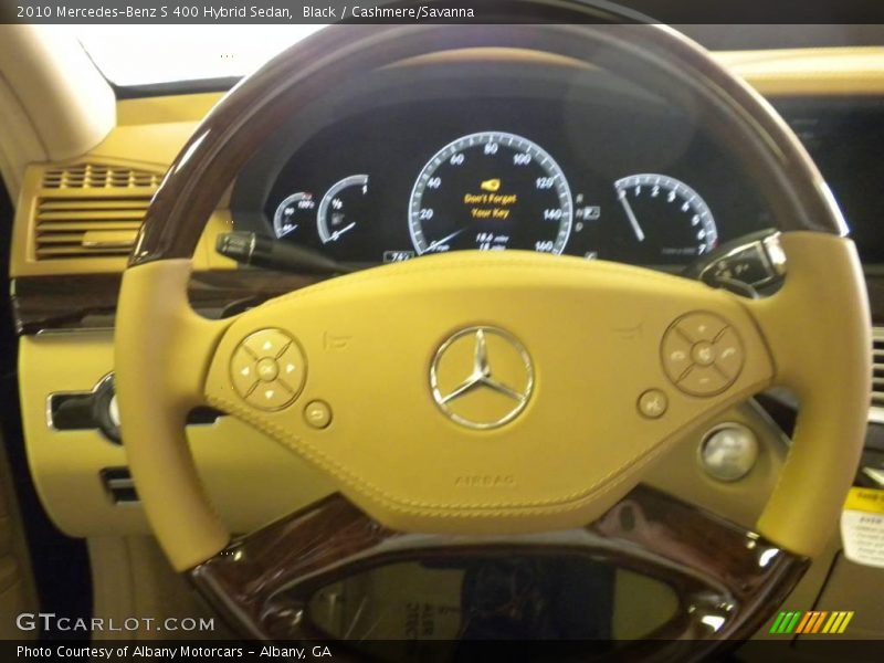 Black / Cashmere/Savanna 2010 Mercedes-Benz S 400 Hybrid Sedan