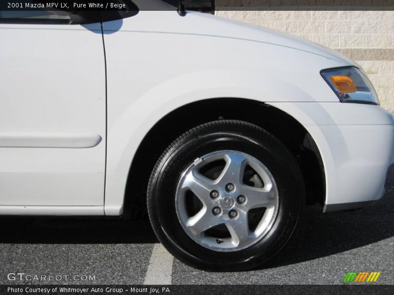 Pure White / Beige 2001 Mazda MPV LX