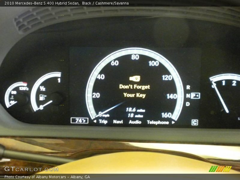 Black / Cashmere/Savanna 2010 Mercedes-Benz S 400 Hybrid Sedan