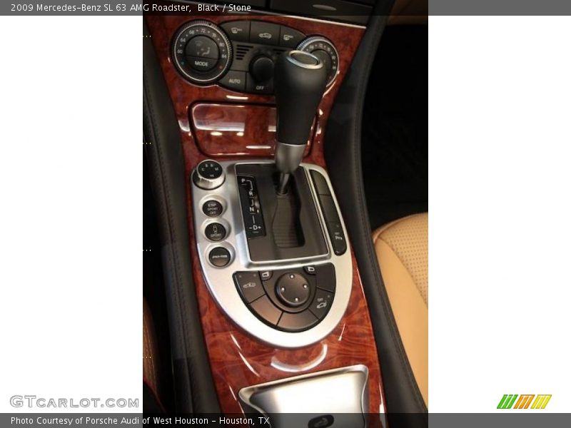 Black / Stone 2009 Mercedes-Benz SL 63 AMG Roadster