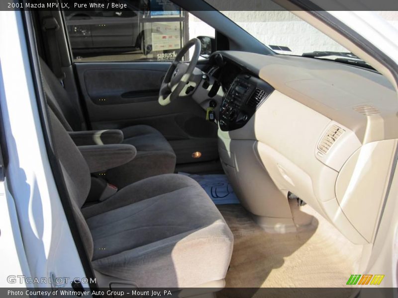 Pure White / Beige 2001 Mazda MPV LX