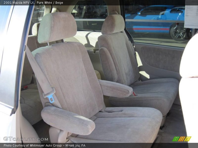 Pure White / Beige 2001 Mazda MPV LX