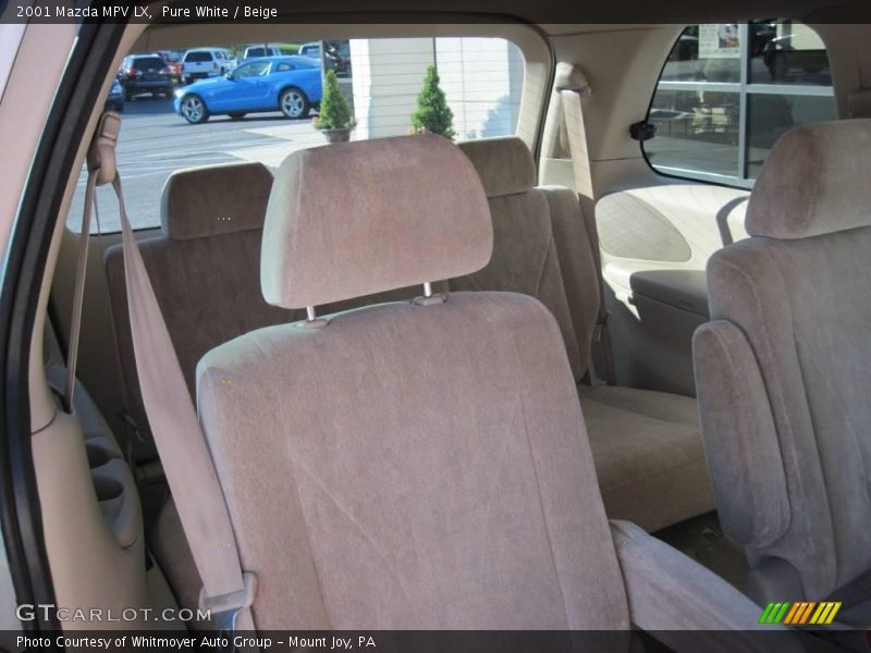 Pure White / Beige 2001 Mazda MPV LX