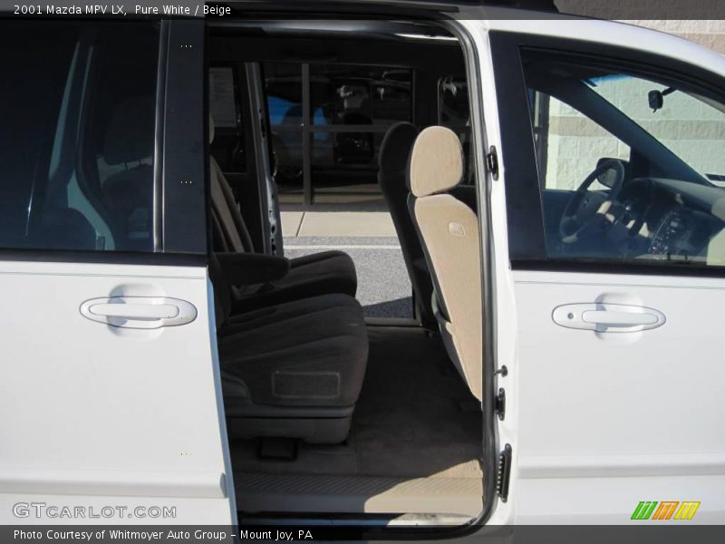 Pure White / Beige 2001 Mazda MPV LX