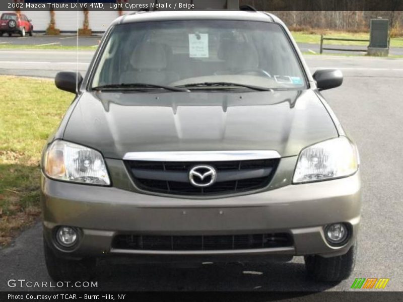 Light Cypress Metallic / Beige 2002 Mazda Tribute LX V6 4WD