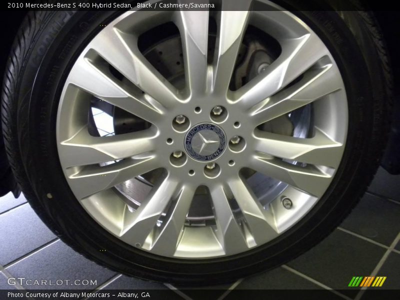 Black / Cashmere/Savanna 2010 Mercedes-Benz S 400 Hybrid Sedan