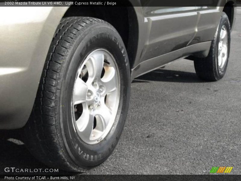 Light Cypress Metallic / Beige 2002 Mazda Tribute LX V6 4WD