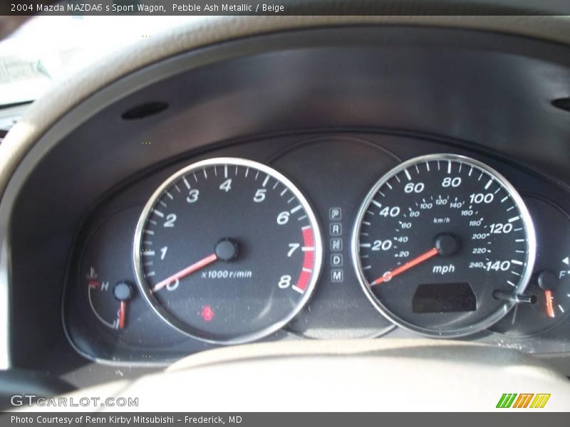 Pebble Ash Metallic / Beige 2004 Mazda MAZDA6 s Sport Wagon