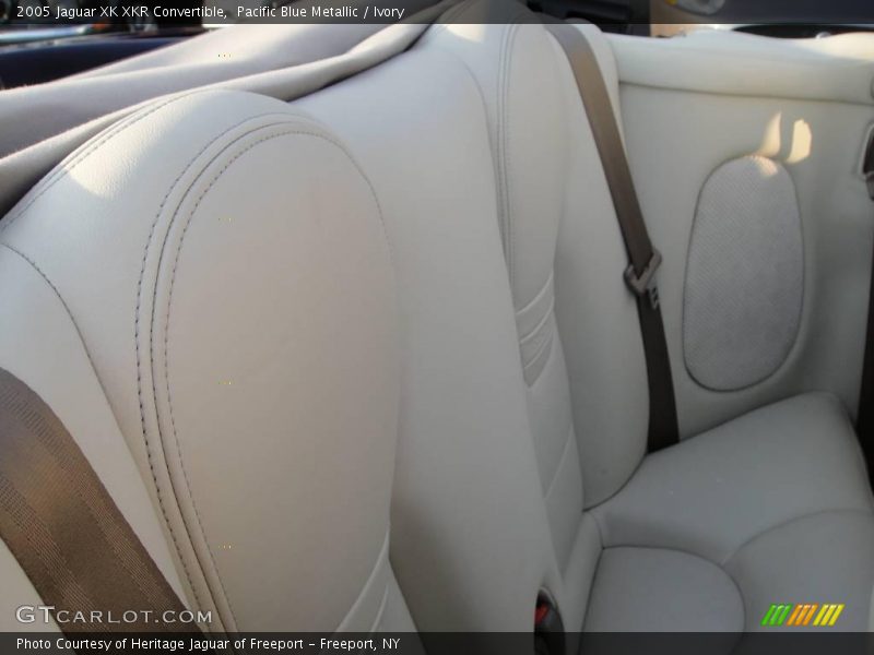 Pacific Blue Metallic / Ivory 2005 Jaguar XK XKR Convertible
