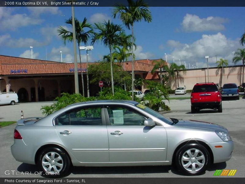Bright Silver Metallic / Gray 2008 Kia Optima EX V6