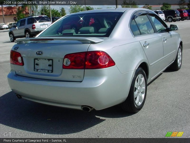Bright Silver Metallic / Gray 2008 Kia Optima EX V6