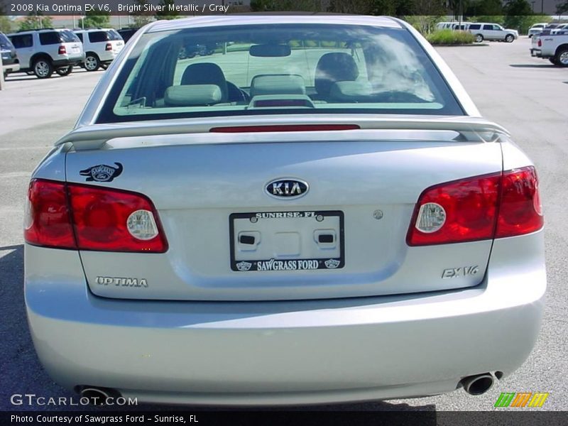 Bright Silver Metallic / Gray 2008 Kia Optima EX V6
