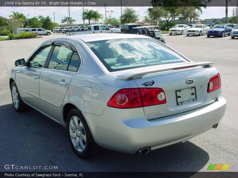 Bright Silver Metallic / Gray 2008 Kia Optima EX V6