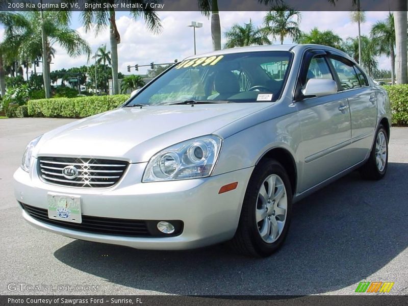 Bright Silver Metallic / Gray 2008 Kia Optima EX V6