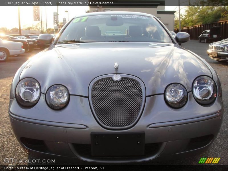Lunar Grey Metallic / Dove/Charcoal 2007 Jaguar S-Type R Sport