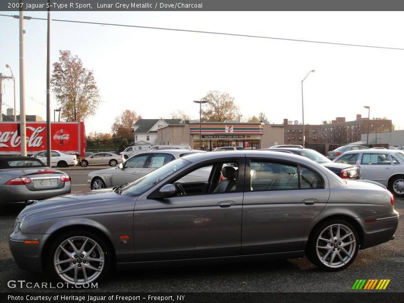 Lunar Grey Metallic / Dove/Charcoal 2007 Jaguar S-Type R Sport