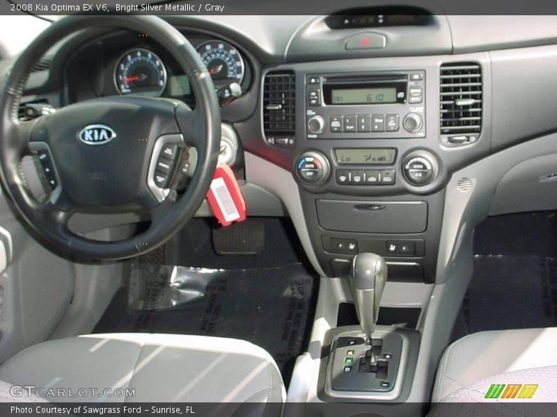 Bright Silver Metallic / Gray 2008 Kia Optima EX V6