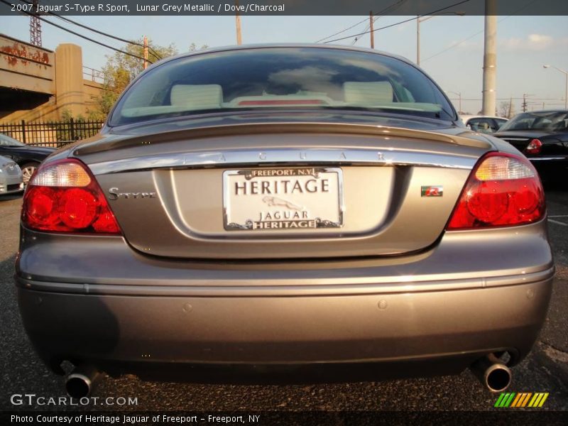 Lunar Grey Metallic / Dove/Charcoal 2007 Jaguar S-Type R Sport