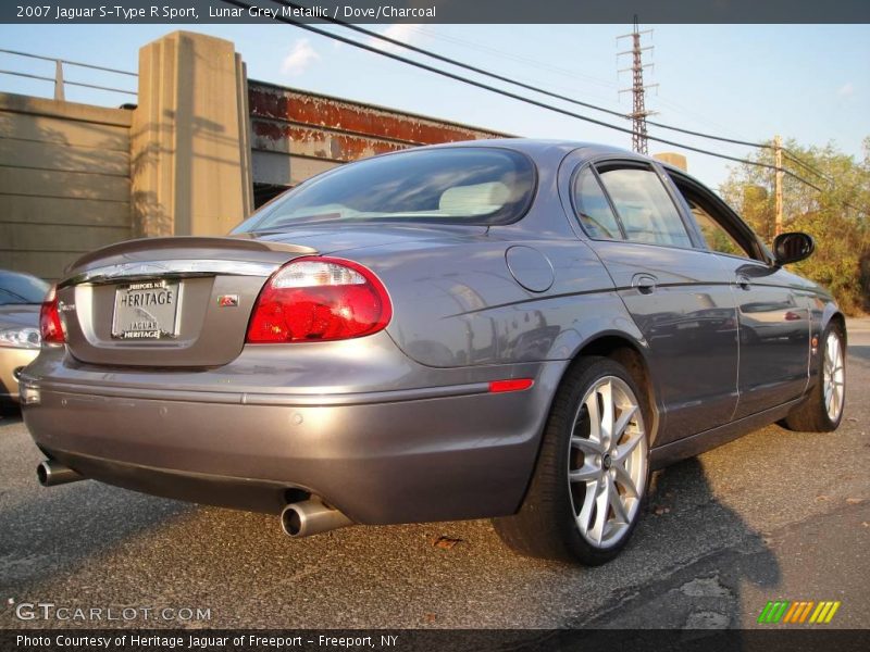 Lunar Grey Metallic / Dove/Charcoal 2007 Jaguar S-Type R Sport