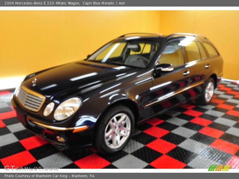 Capri Blue Metallic / Ash 2004 Mercedes-Benz E 320 4Matic Wagon